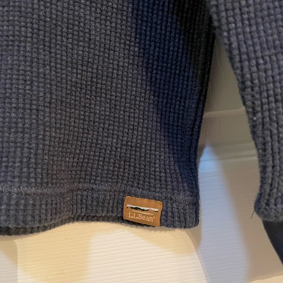 LL Bean Signature waffle long sleeve shirt men’s XXL - Picture 4 of 5